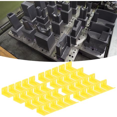 40 Blocs de Positionnement L en ABS, Pièces de Support pour Banc de Test, Installation Facile, Accessoires de Rechange (1/5)