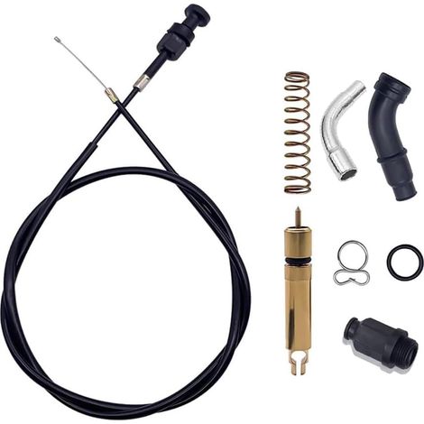 Câble de starter de carburateur, kit de valve de démarrage pour TRX500 TRX 500 pour TRX500FA 500 2001–2005 TRX500FA 500 Câble starter de carburateur (1/3)