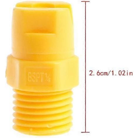 Flat Fan Spray Nozzle Plastic Industry Reduce Temperature Spraying Tool (1/5)