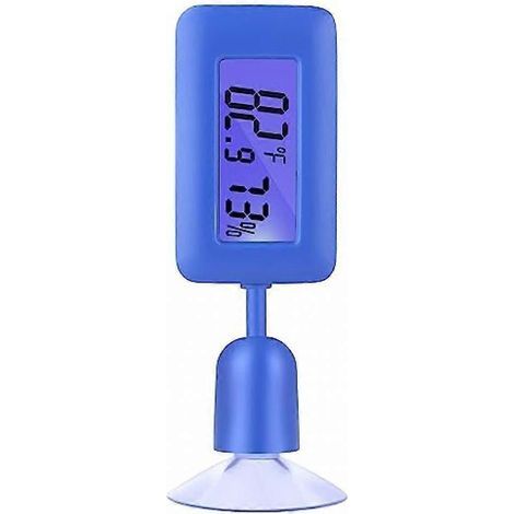 Thermomètre et hygromètre pour reptiles. plage de mesure -20-60℃. thermomètre et hygromètre pour aquarium - bleu. (1/5)