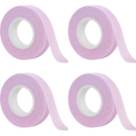 4 Rouleaux Sparadrap Micropore Autocollant, Dermique et Chirurgical, Respirant & Flexible pour Soins de Plaies, Sport, Extension de Cils (1,25cm x 9,14m) (1/5)