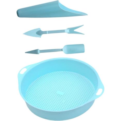 Ensemble D’Outils de Jardinage pour Succulentes en Plastique, 1 Set, Tamis à Terreau Pratique pour Rempotage Intérieur (1/5)