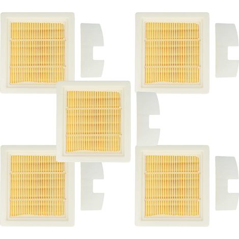 vhbw 5x filtro HEPA, 5x pre-filtro compatibile con Cleancraft flexCAT 16 H aspirapolvere (1/4)