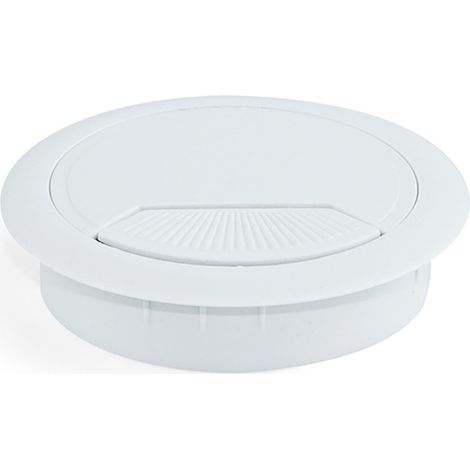 Passe-câble circulaire EMUCA D60 71 mm Noir mat (1/2)