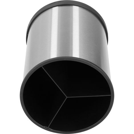 Porte-couverts et porte-baguettes rotatif en acier inoxydable, égouttoir de cuisine multifonctionnel, porte-baguettes, porte-baguettes égouttoir en plastique, porte-cuillères (1/5)