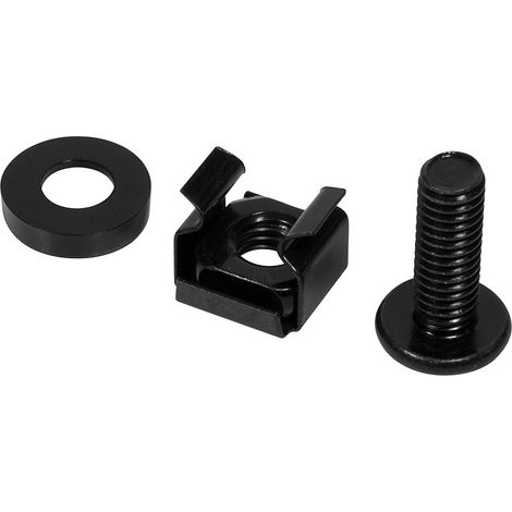 Logilink AC116 Befestigungskit schwarz 50 Schrauben M6 16mm