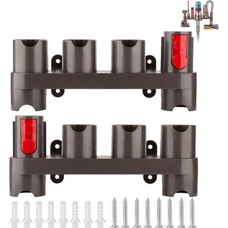 Adecuado para accesorios de aspiradoras Dyson Gen5 V15 V12 V7 V8 V10 V11 SV10 SV11, adecuado para soporte de accesorios Dyson (2 piezas) (1/5)