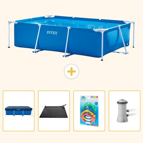 Intex Piscine Tubulaire Rectangulaire - 300x200x75 cm - 5-pièces  S37 (1/5)