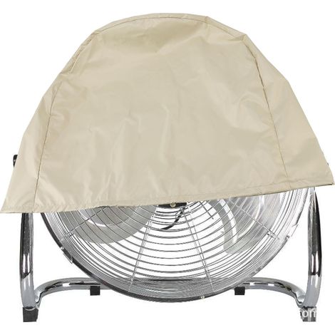 Housse de protection pour ventilateur industriel, imperméable, anti-poussière et pliable, couleur beige, idéale pour l'intérieur et l'extérieur, y compris les chambres. (1/5)
