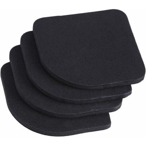 Antivibrationspads, universelle geräuscharme Gummipads für Waschmaschinen, Kühlschränke und Haushaltsgeräte. (1/4)