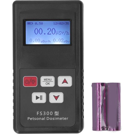 Détecteur de rayonnement nucléaire affichage en temps réel compteur Geiger sensible alarme texte testeur d'ionisation portable pour maison professionnel (1/5)