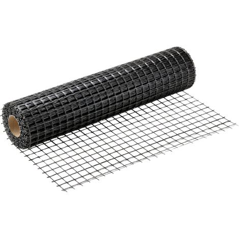 Rete in fibra di vetro 40x40 mm per rinforzo massetti e intonaci rotolo 1x50 m