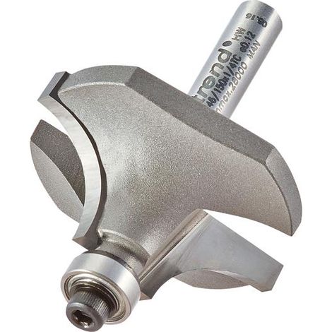 46/150 X 1/4 Tct Bearing Guided Ovolo & Round Over 12.7Mm Radius