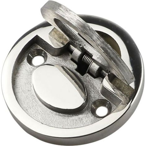 Verrou de plancher à anneau de traction en acier inoxydable marin, loquet de plancher de pont, quincaillerie pour camping-cars, accessoires de yacht, verrou de couvercle de trappe de pont à ressort en