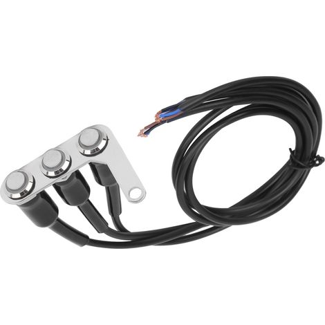 Motorrad-Lenkerschalter mit LED-Ein-/Ausschalter, IP65 wasserdicht, für Scheinwerfer, Hupe und Blinker (1/5)