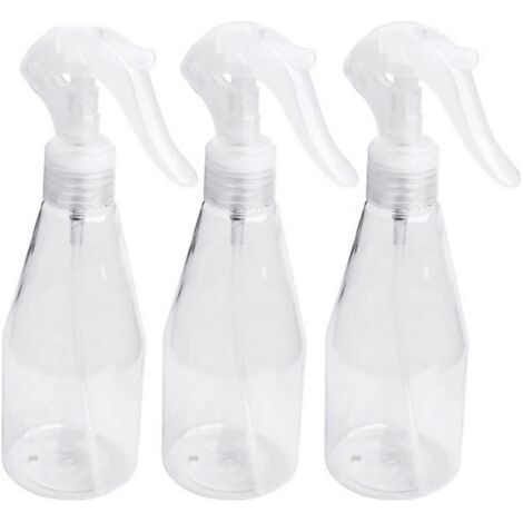 FENOPLASTICA3 Pcs 200 ML Flacons Vaporisateur Vide, Plastique Brume Fine Vaporisateur pour Jardin Plante Nettoyage Coiffure, Atomiseur pour Voyage, Le Nettoyage, Le Jardinage, Cosmétiques (1/5)