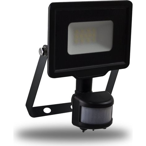 KREON 10W 850lm Wandstrahler - Bewegungsmelder - Schwarz Arlux Lighting