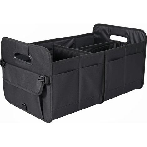 Bac de coffre de voiture - Bac de coffre pliable multicouche (noir) (1/5)