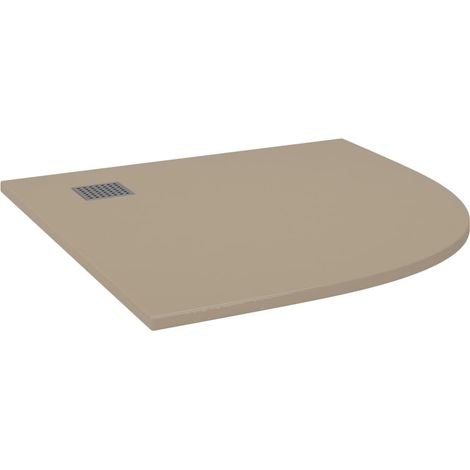 Receveur de douche base de douche bac de douche réceptacle de douche salle de bain toilette salle d’eau maison intérieur SMC 90x90 cm marron