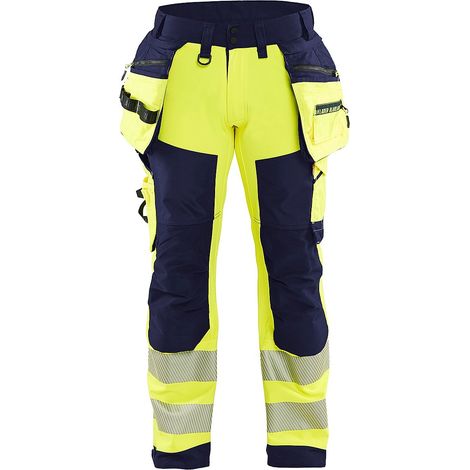 Pantalon de travail softshell haute visibilité Classe 2 1820 - Jaune/Marine M - FR(42) - SE(C48) - Standards