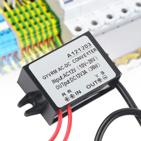AC12V zu DC12V Stromwandler (Kunststoffausführung) (1/5)