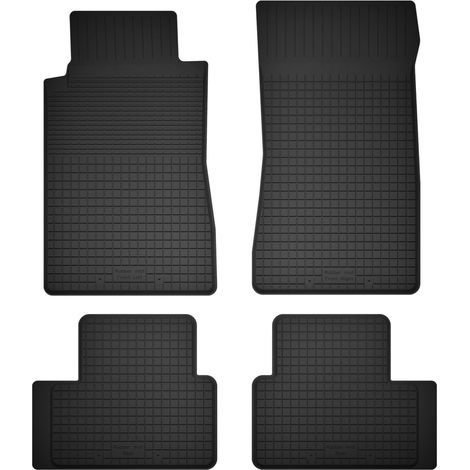 Gummifußmatten, 4er-Set, universell passend für: Mercedes W211 4Matic Limousine, Kombi (2003-2009)