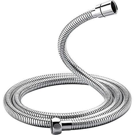 G851-20, Universal-Brauseschlauch (G1/2 Zoll, 2 m), verdreh- und knicksicherer Brauseschlauch, Edelstahl/Chrom