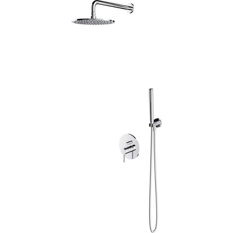 OMNIRES Y - Duschset mit Unterputzarmatur, mit Einbaukörper, Durchmesser 25 cm, Chrom SYSY35CR (1/3)