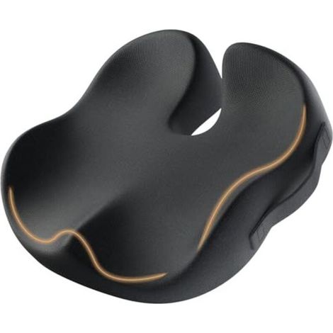 Cuscino ergonomico per sedia da ufficio, cuscino per coccige con sollievo dalla pressione, cuscini in memory foam per sedie da gaming, auto e sedia a rotelle (1/5)