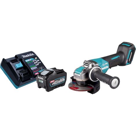 Makita GA 047 GT101 Smerigliatrice angolare a batteria 40 V max. 125 mm X-LOCK Brushless + 1x batteria ricaricabile 5,0 Ah + caricabatterie (1/5)