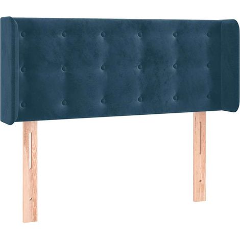 Maison Exclusive - Kopfteil mit Ohren Dunkelblau 83x16x78/88 cm S