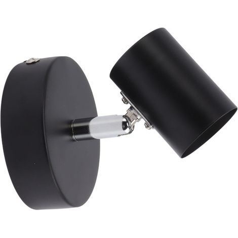 Modern Wall Sconce E26 E27 Iron Réglable Wall Mounted Lamp Lighting Fixture Set pour Bedroom Living Room 85 to 265V Matte Black