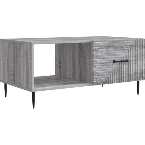 Couchtisch Graues Sonoma 90 x 50 x 40 cm Holzwerkstoff vidaXL