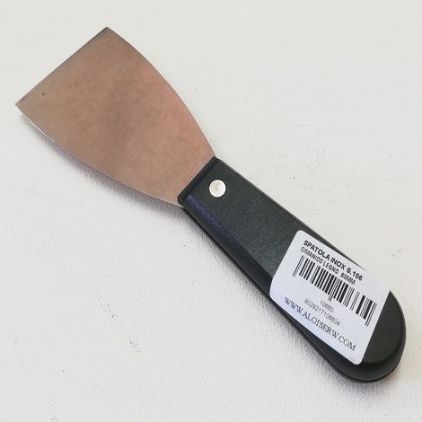 Fiorellini spatola raschietto inox da 60mm con manico in legno (1/2)