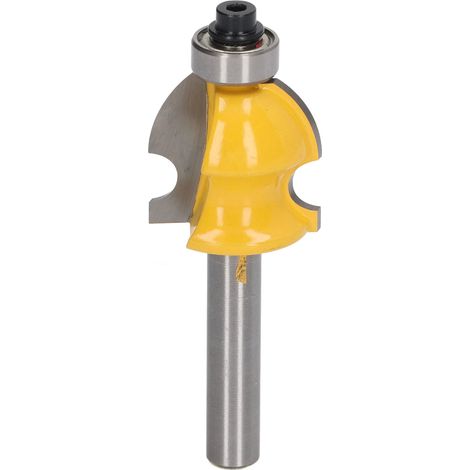 Fraise à arc boule 8mm queue carbure tungstène revêtement PTFE, outil de gravure bois, fraise de défonceuse CNC (1/5)