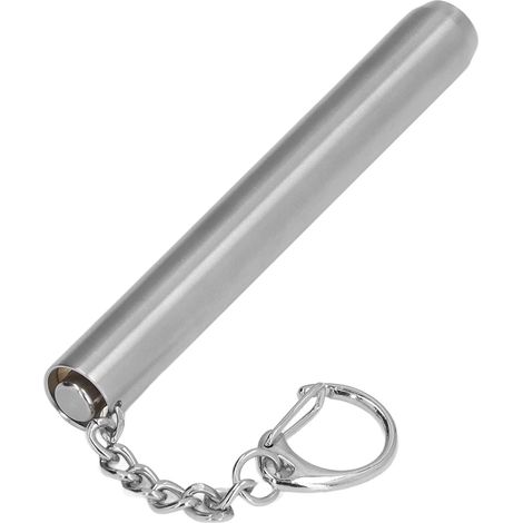 Mini lampe torche LED 500 lm, portable, en acier inoxydable 304 avec mousqueton, idéale pour les aventures en plein air et l'expertise de bijoux. (1/5)