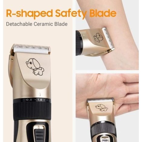 Tondeuse Professionnelle pour Chien et Chats et Animaux Silencieux Rechargeable Electrique Clipper Kit (1/3)