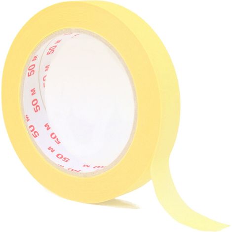 6 x Kreppband 19 mm x 50 m Malerkrepp Abklebeband Klebeband Abdeckband Krepp