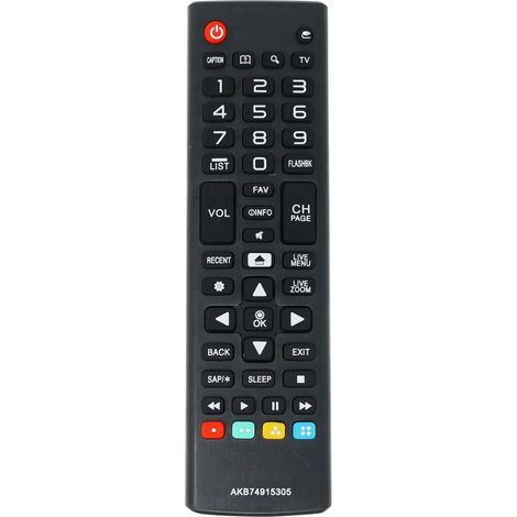 Control remoto universal para televisor LG AKB74915305