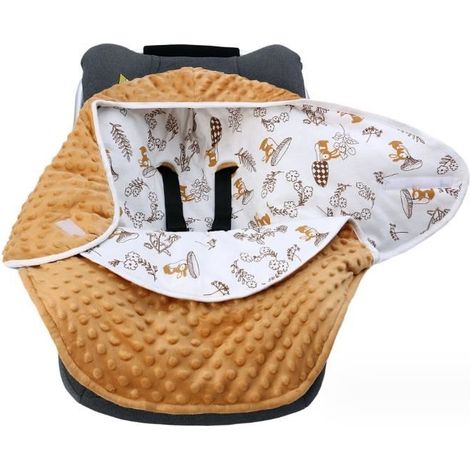 Couverture Hiver Bébé pour Sièges Auto Nid d'ange Bebe Doux et Chaud Sac Couchage Couverture Enveloppante Universelle Bebe 0-12 Mois (1/4)