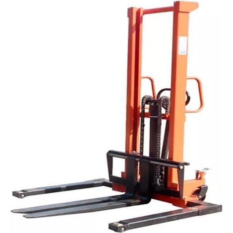 Adjustable Manual Straddle Stacker 1.5T 3M (Wide Leg Hydraulic Lifting Pallet Truck)
