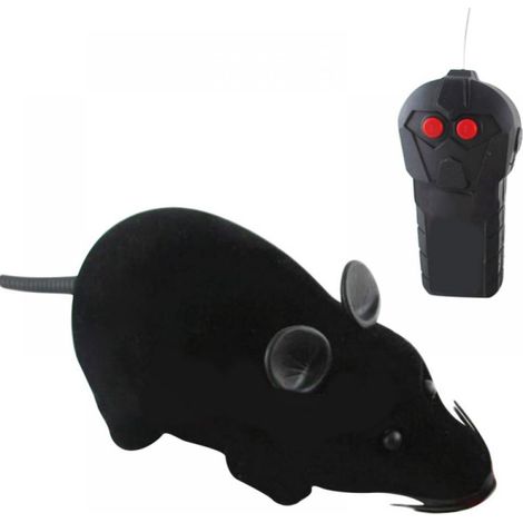 Souris télécommandée factice - Rat jouet RC farce blague effrayante, simulacre rongeur pour piège drôle (1/4)