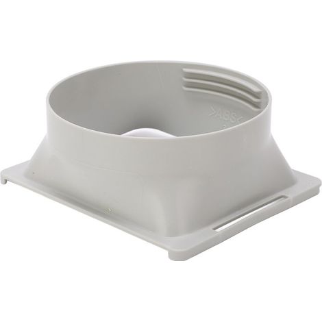 Raccord Évacuation Climatiseur Portable Carré à Rond ABS 5,9-6 po (1/5)