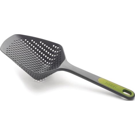 Scoop Plus - Passoire, égouttoir/tamis, égoutter et servir, résistant à la chaleur jusqu'à 200°C (392°F), va au lave-vaisselle, Vert, Grand (1/5)