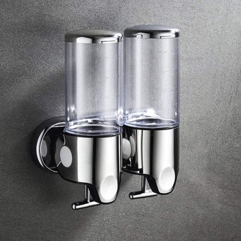 Dispenser di sapone a parete Ulisem da 900 ml, dispenser di sapone a parete per bagno, toilette (1/5)