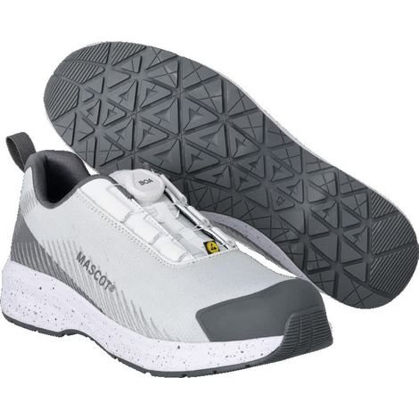 Mascot ESD-Sicherheitshalbschuh FOOTWEAR CUSTOMIZED F1601-909 S1PS Gr. 42 white/stone grey (1/4)