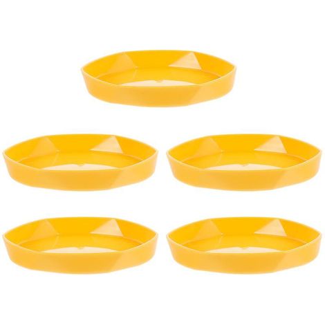 Lot de 5 soucoupes pour pots de fleurs (1/3)