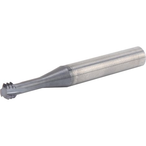 Fraise à fileter 3 dents métrique 60° en acier au tungstène M6.0x1.0xD6x50, outil de taraudage pour précision (1/5)