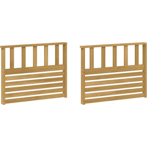 Módulo de Descansabrazos 2 pcs Blanco 80 x 6 x 61 cm vidaXL (1/5)