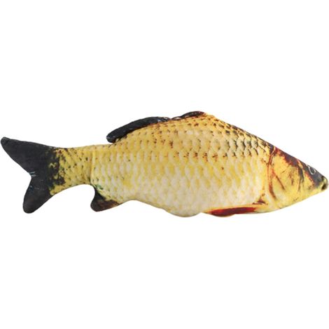 Cojín decorativo creativo con forma de carpa en 3D, de 40 cm, ideal para niños y perfecto para decorar un sofá o cualquier espacio del hogar. (1/5)